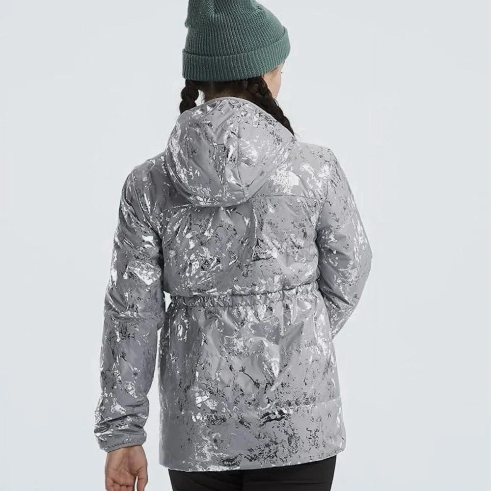 The North Face‎ Kids Reversible Metallic Gray Puffer Jacket